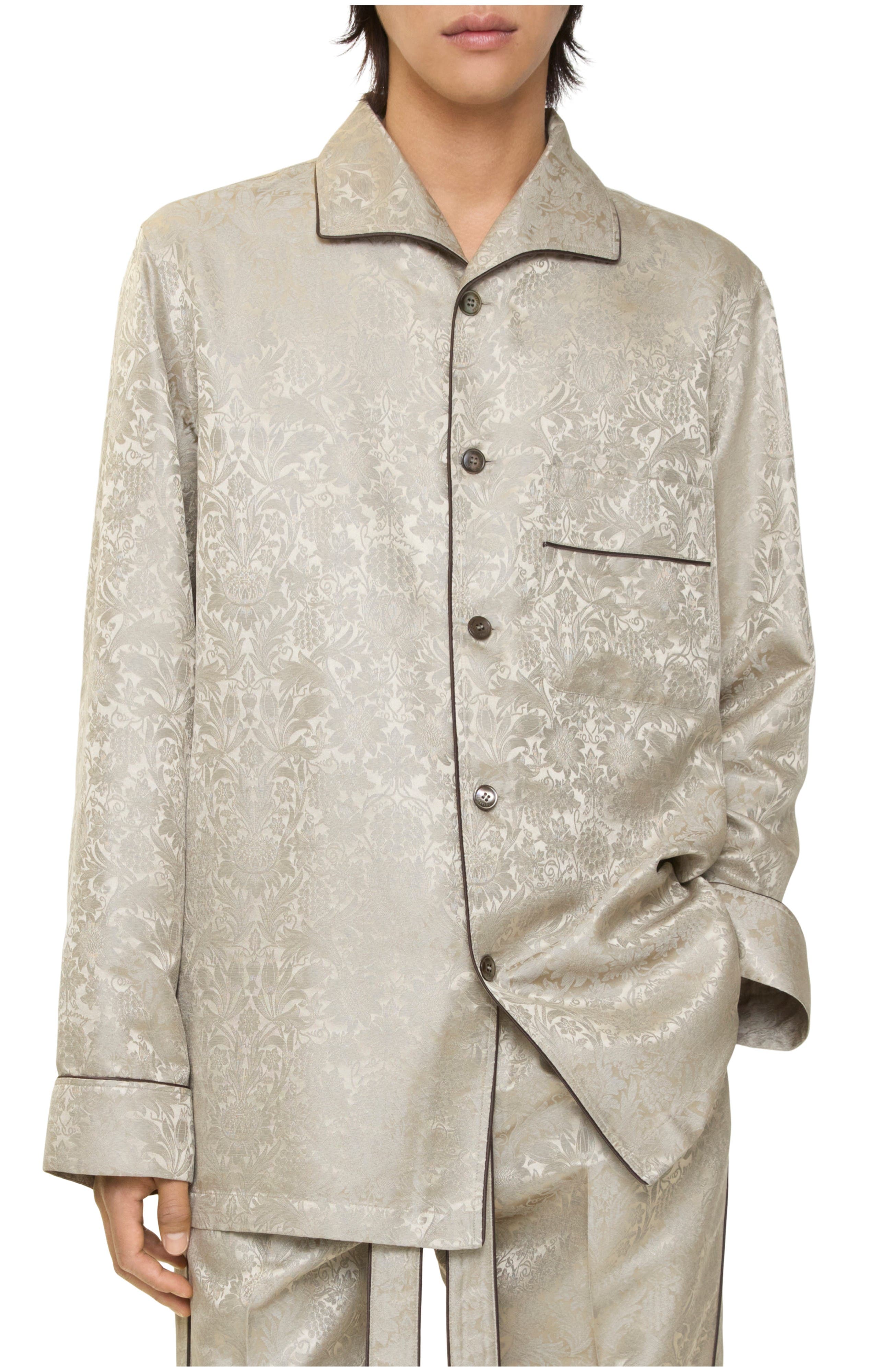 Sunflower Silk Pyjama Shirt - image 3