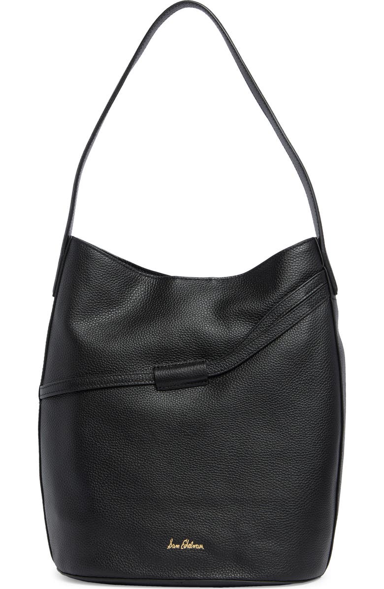 Sam Edelman Bex Leather Tote, Alternate, color, Black