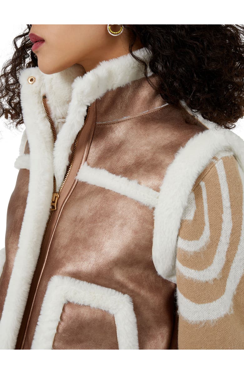 French Connection Balia Faux Fur Vest, Alternate, color,
