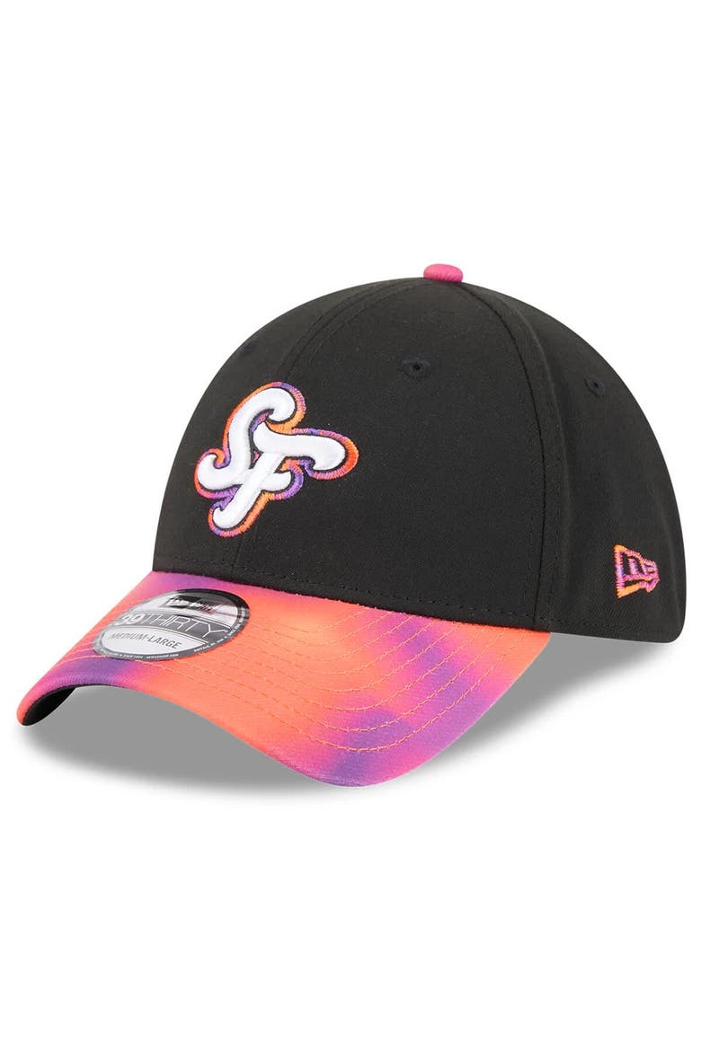 Men's New Era  Black/Orange San Francisco Giants 2025 City Connect 39THIRTY Flex Hat, Main, color, Black