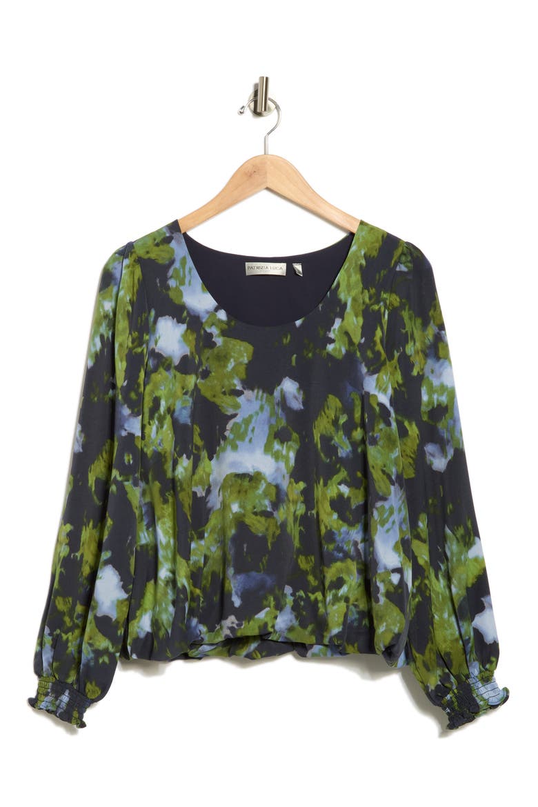 Smoke Long Sleeve Top, Alternate, color, GREEN