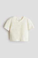H&M Textured-knit Cardigan