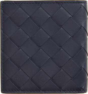 Intrecciato Leather Slim Bifold Wallet