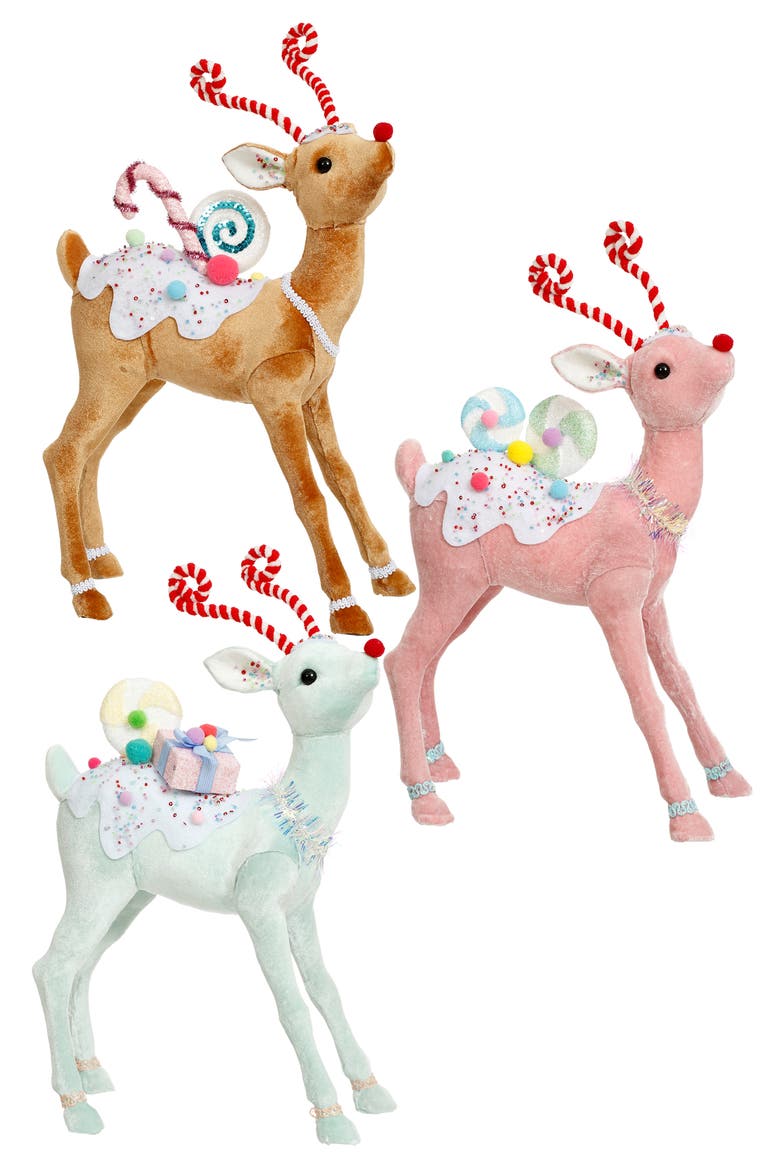 Candied Deer, Large, Set of 3, Main, color, Multiple Colors