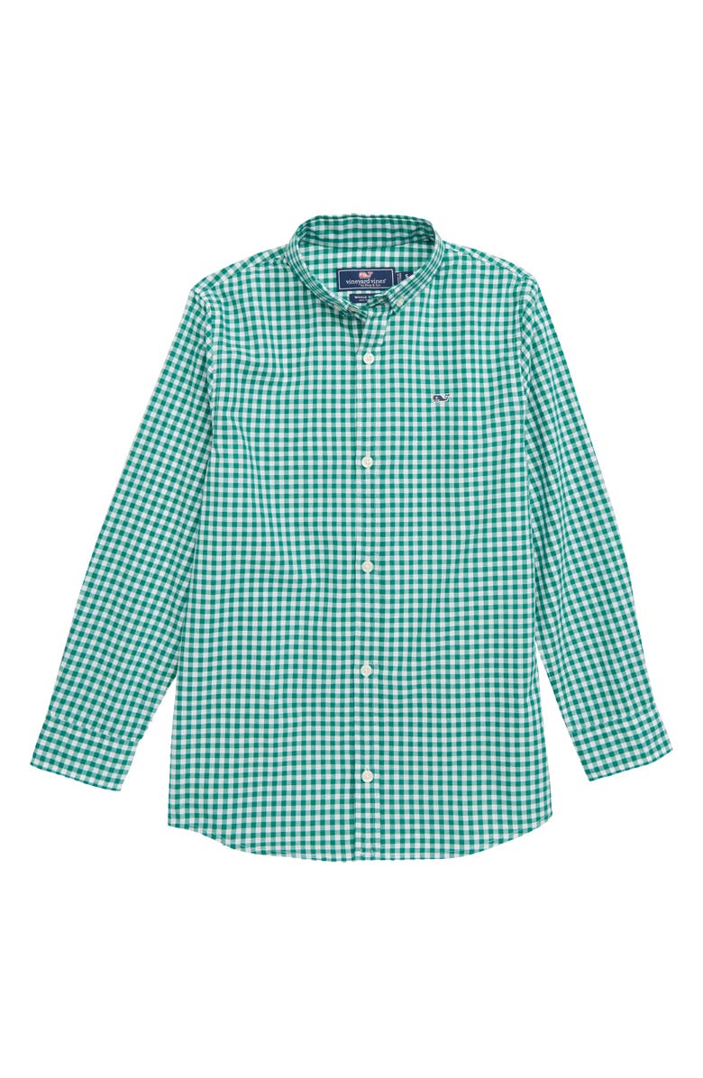 vineyard vines Rockridge Poplin Whale Shirt, Main, color,