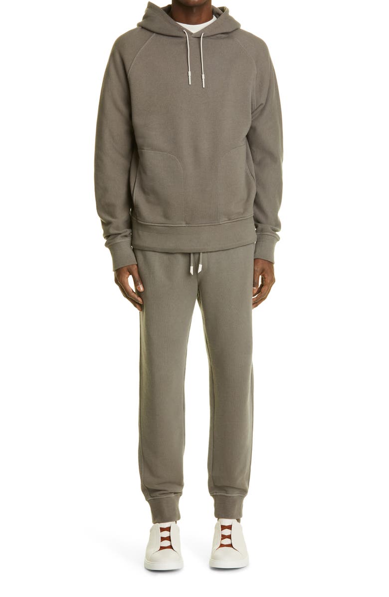 ZEGNA Cotton & Cashmere Sweatpants, Main, color,