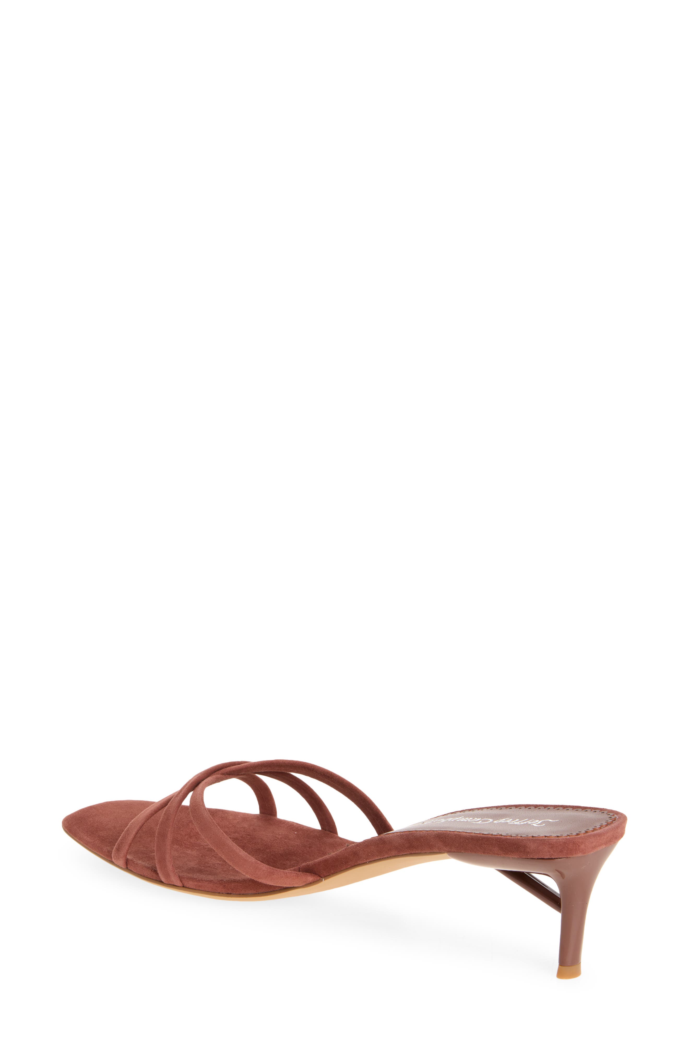 Nicoise Slide Sandal, Alternate, color, DUSTY ROSE SUEDE
