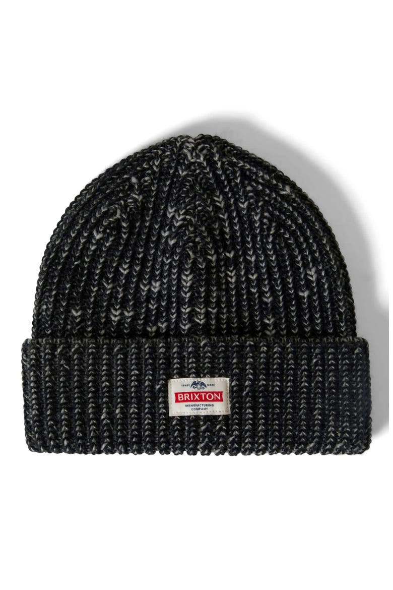 Altered Threads Mélange Beanie, Main, color, BLACK/ GREY
