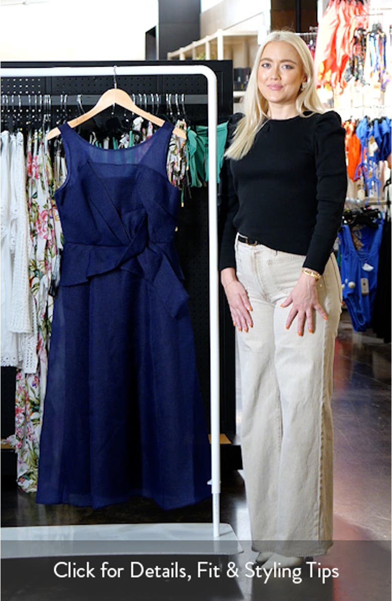 Hedi Organza A-Line Cocktail Dress, sales video thumbnail