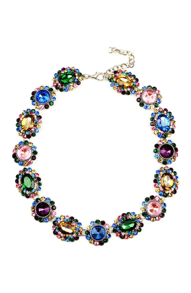 EYE CANDY LOS ANGELES Color Collar Necklace, Main, color, Multi Color