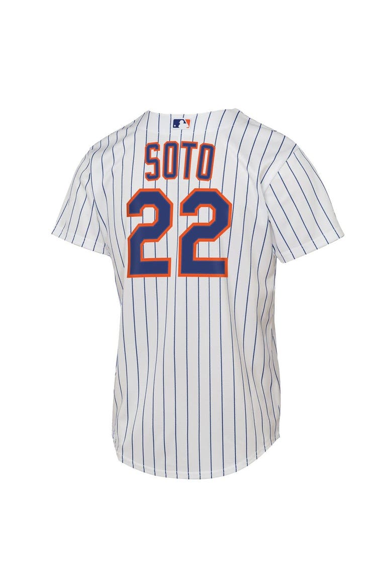 Youth Nike Juan Soto White New York Mets Home Replica Player Jersey, Alternate, color, White