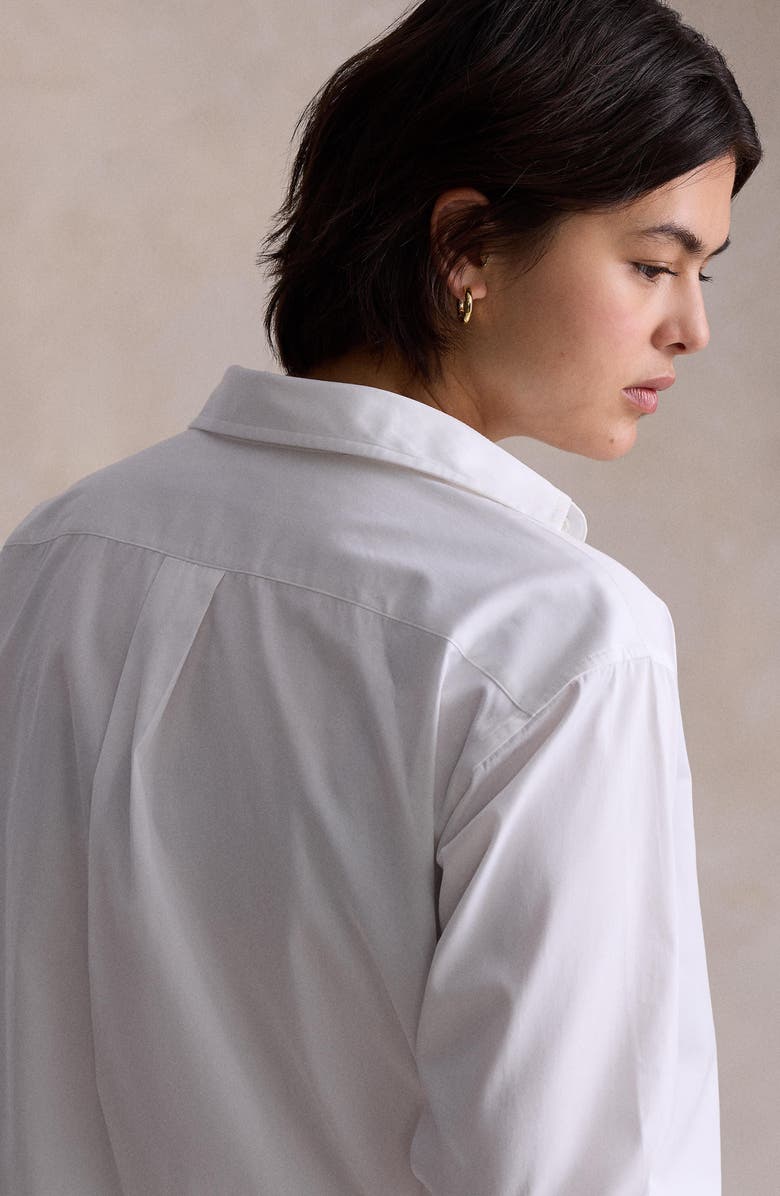 Polo Ralph Lauren Relaxed Fit Cotton Button-Up Shirt, Alternate, color, White