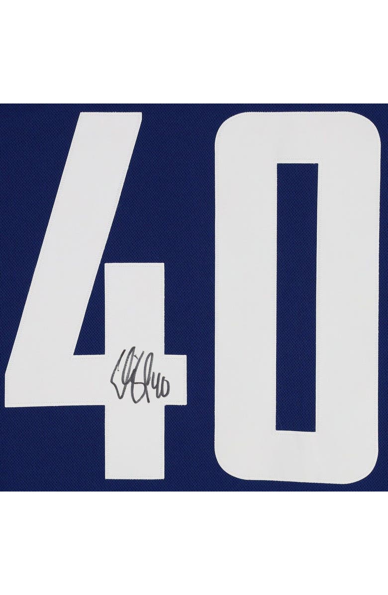 FANATICS AUTHENTIC Elias Pettersson Vancouver Canucks Autographed Blue Adidas Authentic Jersey, Alternate, color, 