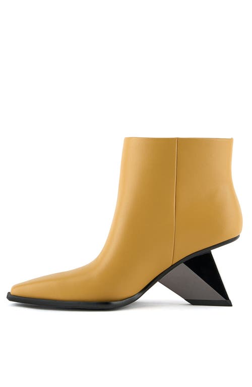 United Nude Rockit Pull On Bootie In Gold