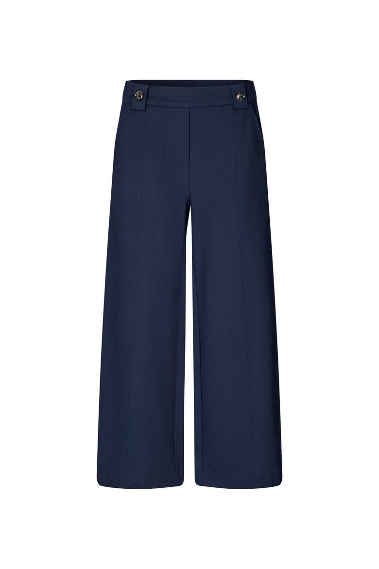 MaPaxora Cropped Wide Leg Pants, Alternate, color, Navy Blazer
