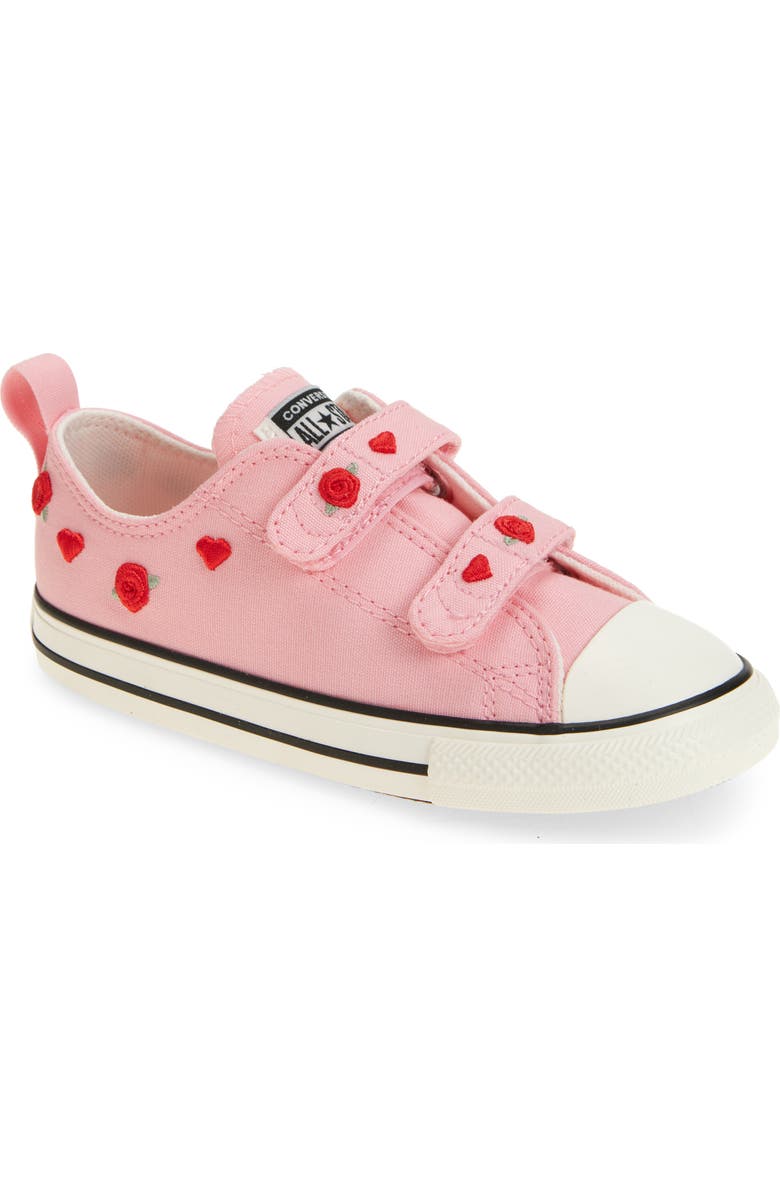 Converse Kids' Chuck Taylor<sup>®</sup> All Star<sup>®</sup> Valentine's Day 2V Sneaker, Main, color, Jellyfish Jitter/ Red/ Egret