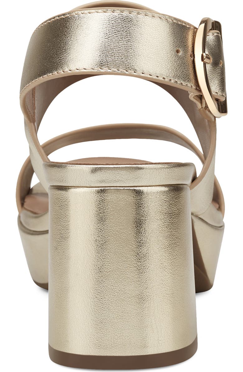 Aerosoles Camera Platform Sandal, Alternate, color, Gold Metallic Leather