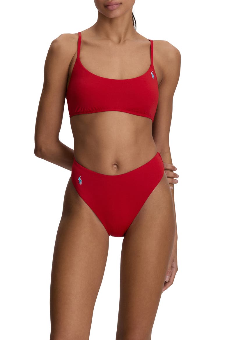 Kennedy Bikini Top, Alternate, color, CRUISE RED