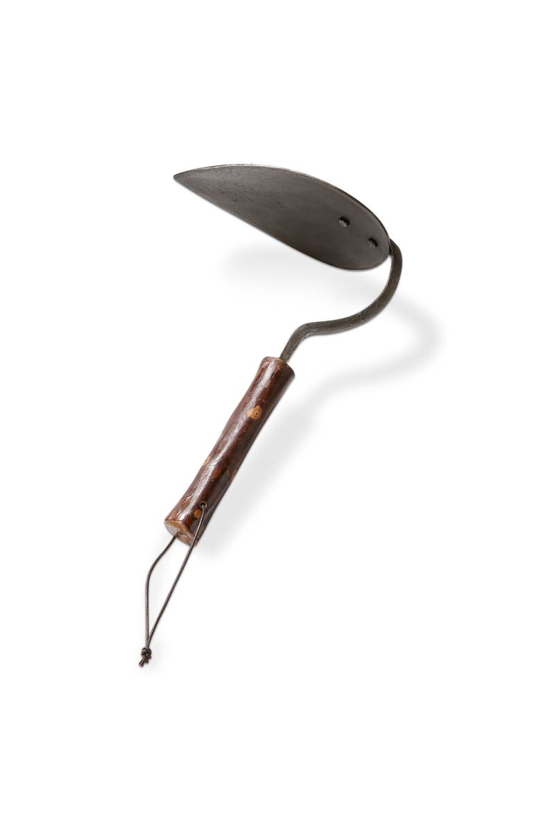 tag Brown Multi Iron Hand Hoe Garden Decorative Sculpture, Main, color, Brown