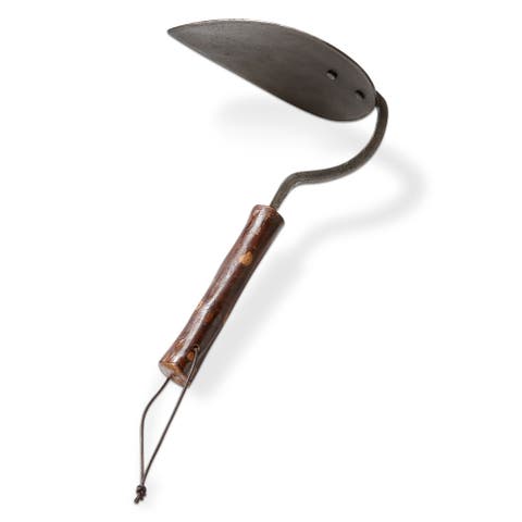 Brown Multi Iron Hand Hoe Garden Decorative Sculpture