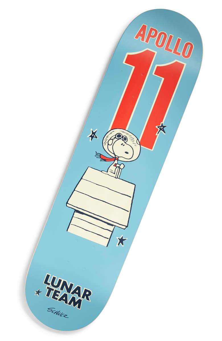 The Skateroom x Peanuts<sup>®</sup> Apollo Lunar Skateboard Deck, Main, color, 