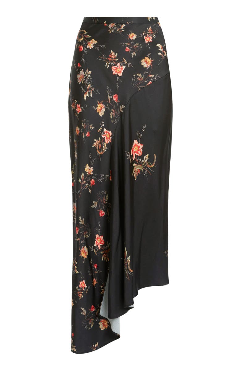 AllSaints Luisa Tanana Asymmetric Maxi Skirt, Alternate, color,