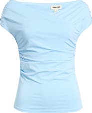 Open Edit Crossover Off the Shoulder Top
