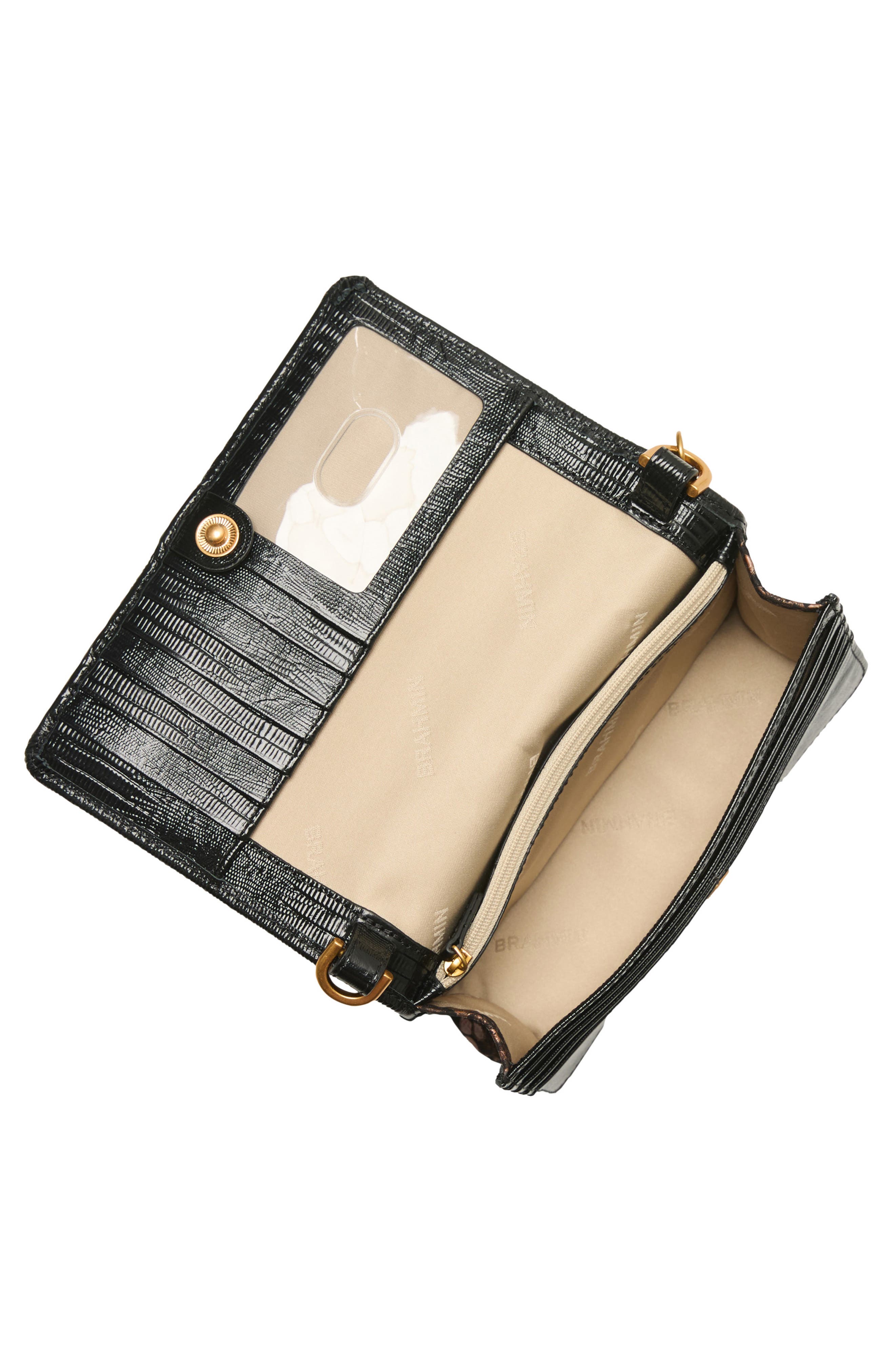 Brahmin Minuette Convertible Leather Crossbody Bag, Alternate, color, Bronze Captivate