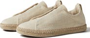 ZEGNA Linen & Leather Blend Triple Stitch™ Espadrille