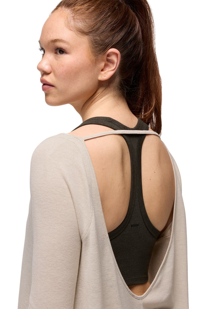 New Moon Long Sleeve T-Shirt, Alternate, color, ALMOND
