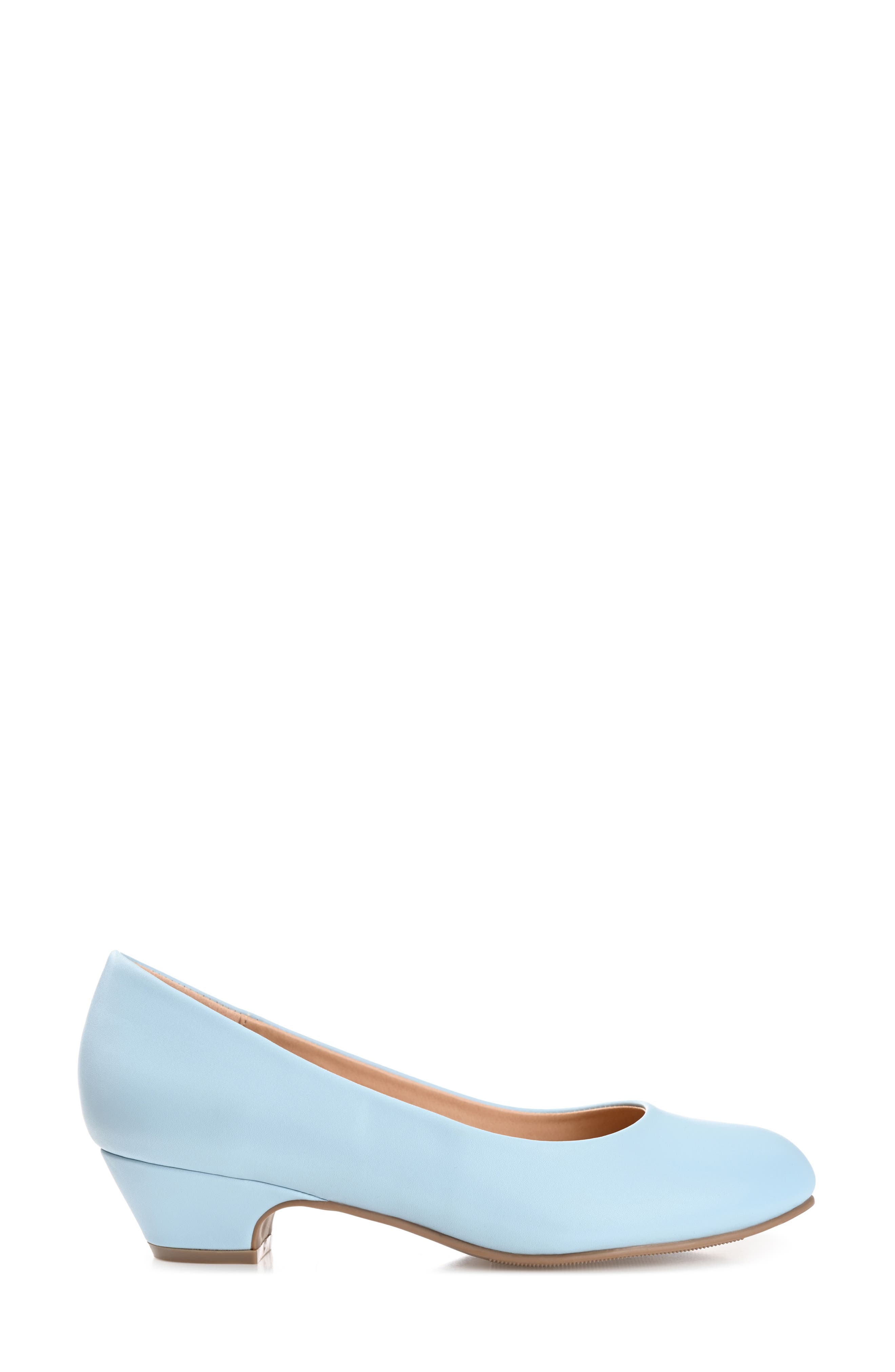 Journee Collection Saar Pump - Wide Width, Alternate, color, Light Blue