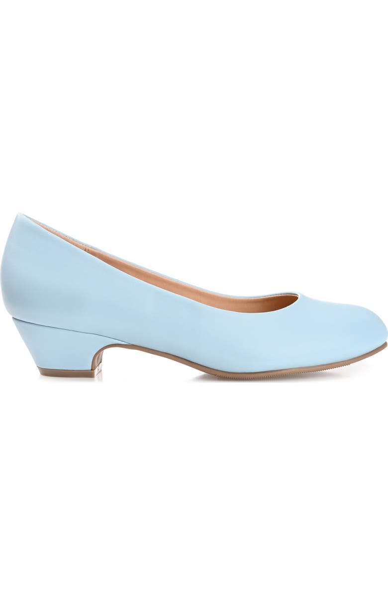 Journee Collection Saar Pump - Wide Width, Alternate, color, Light Blue