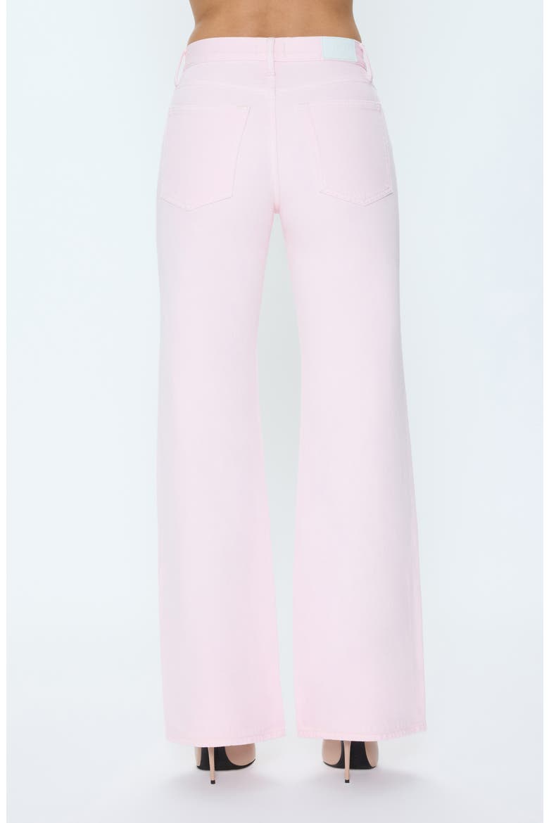 Larsen High Waist Wide Leg Jeans, Alternate, color, BLUSH
