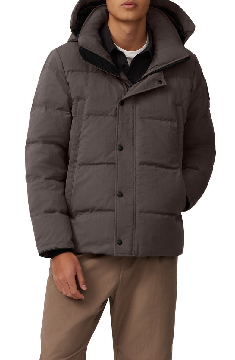 Canada Goose Wyndham Water Repellent 625 Fill Power Down Parka, Main, color, Coastal Grey