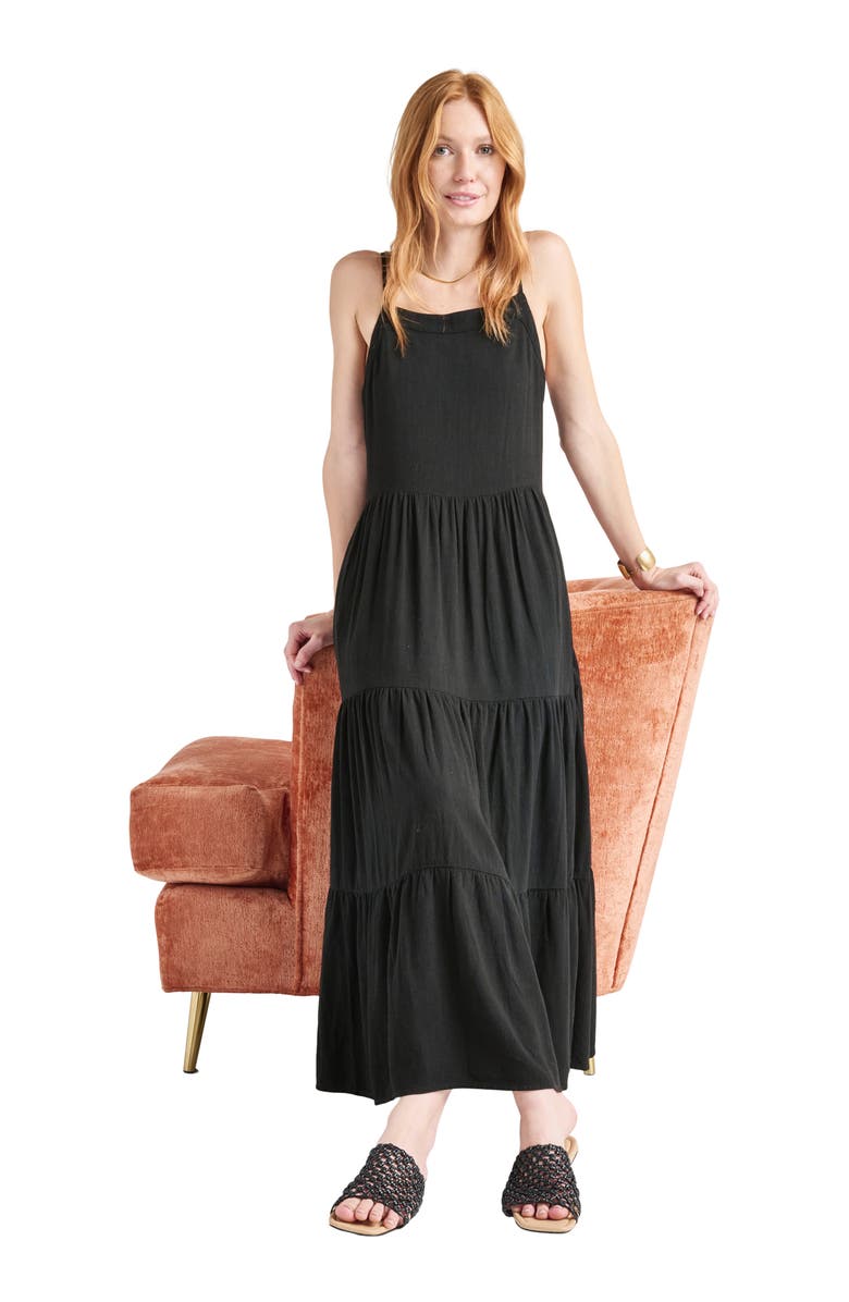 Splendid Myla Tiered Maxi Dress, Alternate, color, 