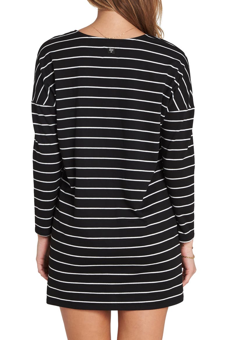 Simply Put T-Shirt Dress, Alternate, color, BLACK