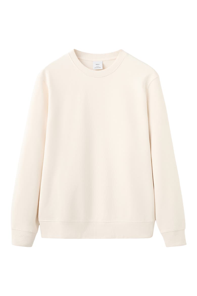 Regular Fit Cotton Sweatshirt, Alternate, color, ECRU