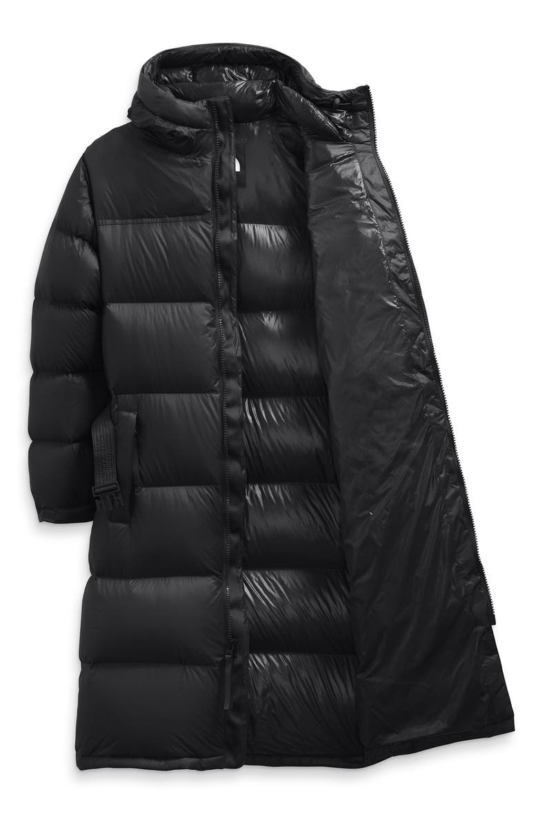The North Face Nuptse<sup>®</sup> Belted Water Repellent 700 Fill Power Long Down Jacket, Alternate, color, 
