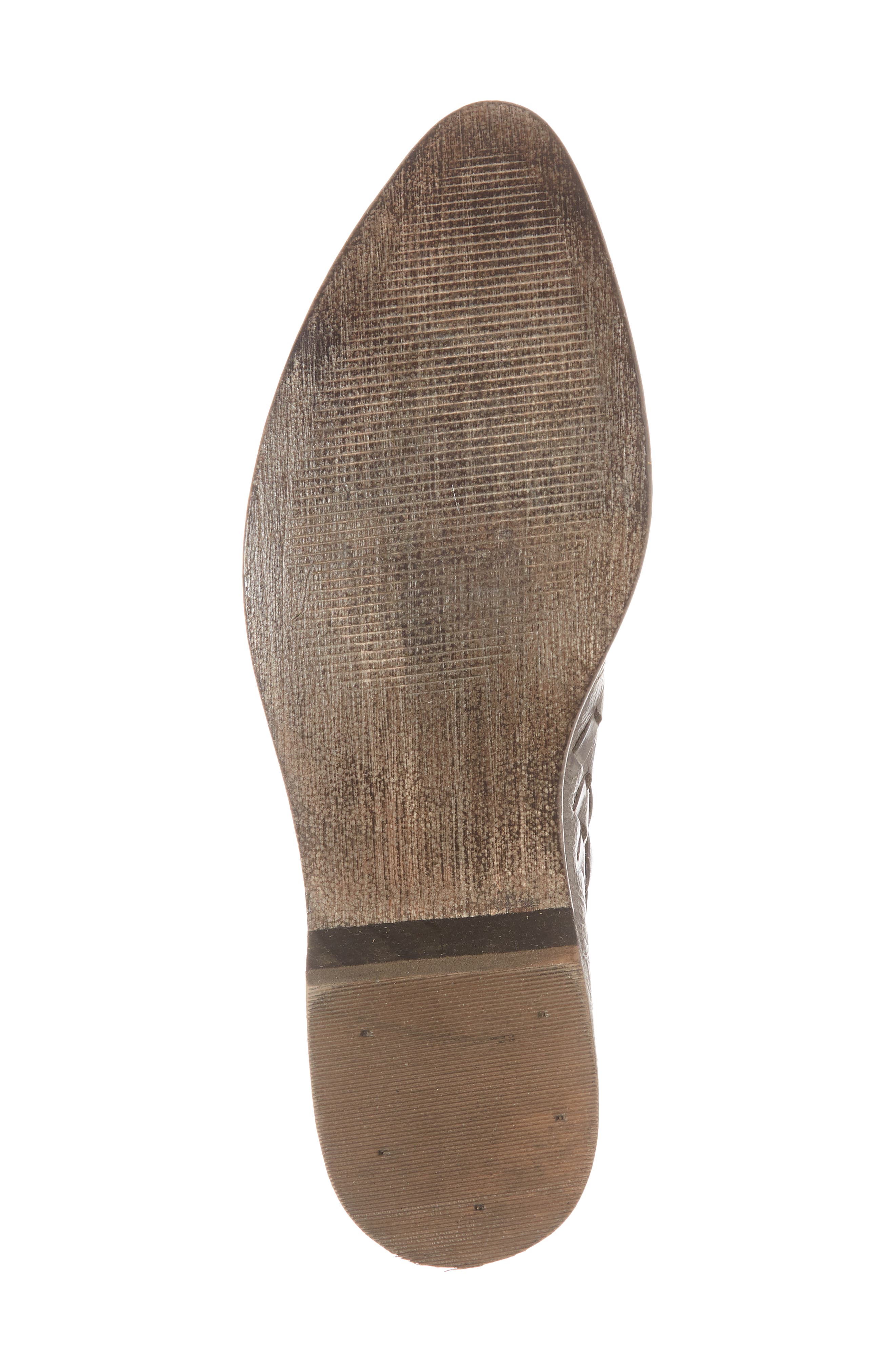 Las Cruces Huarache Flat, Alternate, color, TAUPE LEATHER