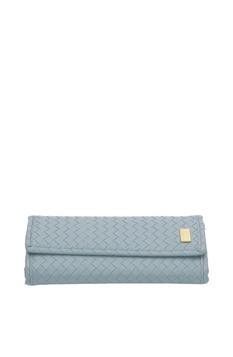 TRVL Design Woven Jewelry Wallet, Main, color, Blue