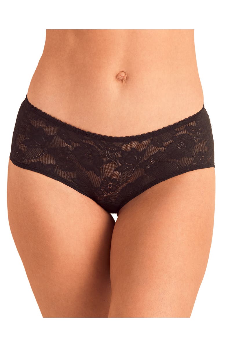 Adore Me Marzia Shortie Panties, Main, color, Black