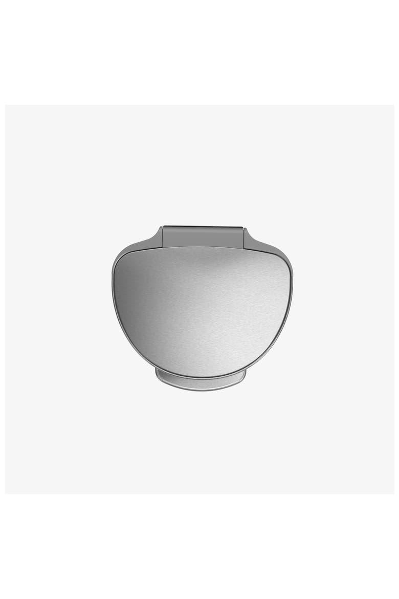 45L semi-round step can with liner pocket, brushed stainless steel, Alternate, color, Brushed