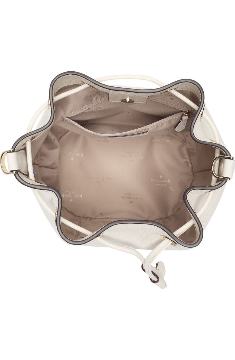 Kate Spade New York rosie leather bucket bag, Alternate, color, Parchment Multi