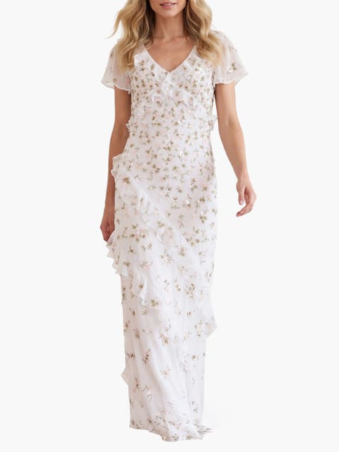 Meadow Ditsy Georgette Gown