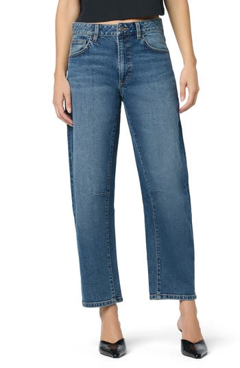 Joe's Relaxed Ankle Barrel Jeans In Blue