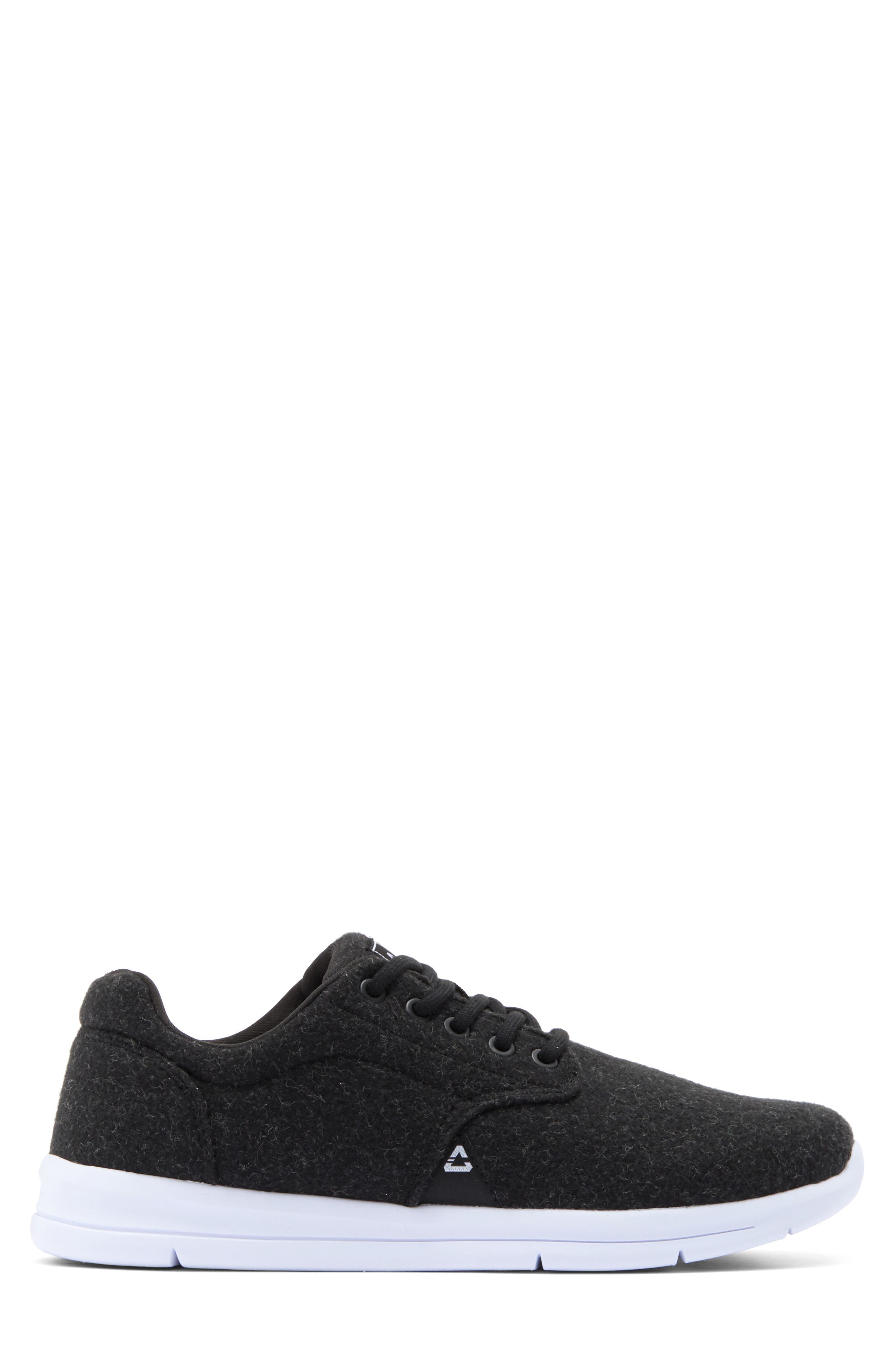 TravisMathew The Daily Sneaker, Alternate, color, True Black