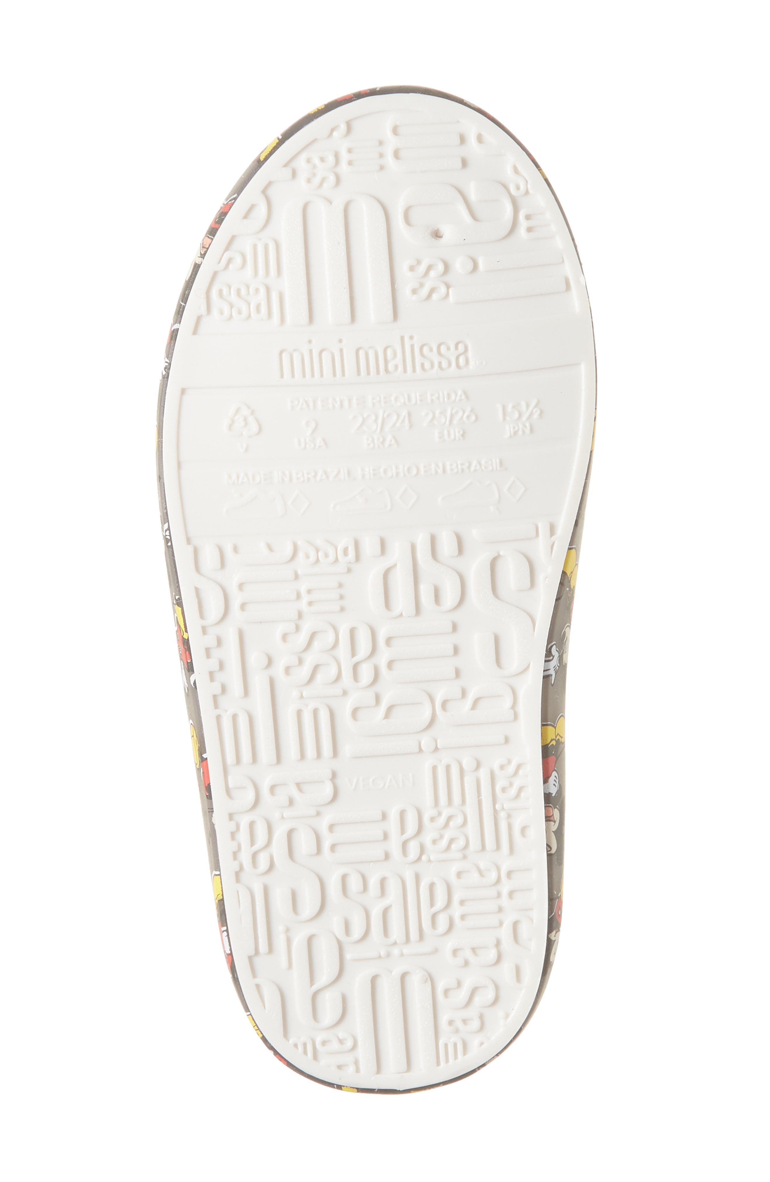 Mini Melissa Kids' The Street Mickey & Friends Sneakers, Alternate, color, 