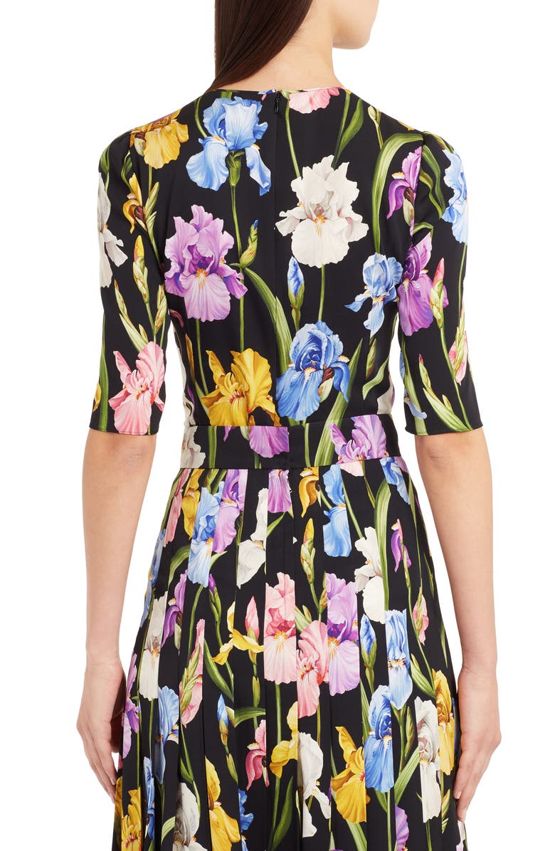 Dolce&Gabbana Iris Print Top, Alternate, color,