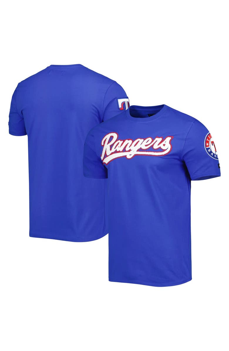 PRO STANDARD Men's Pro Standard Royal Texas Rangers Team Logo T-Shirt, Main, color, 