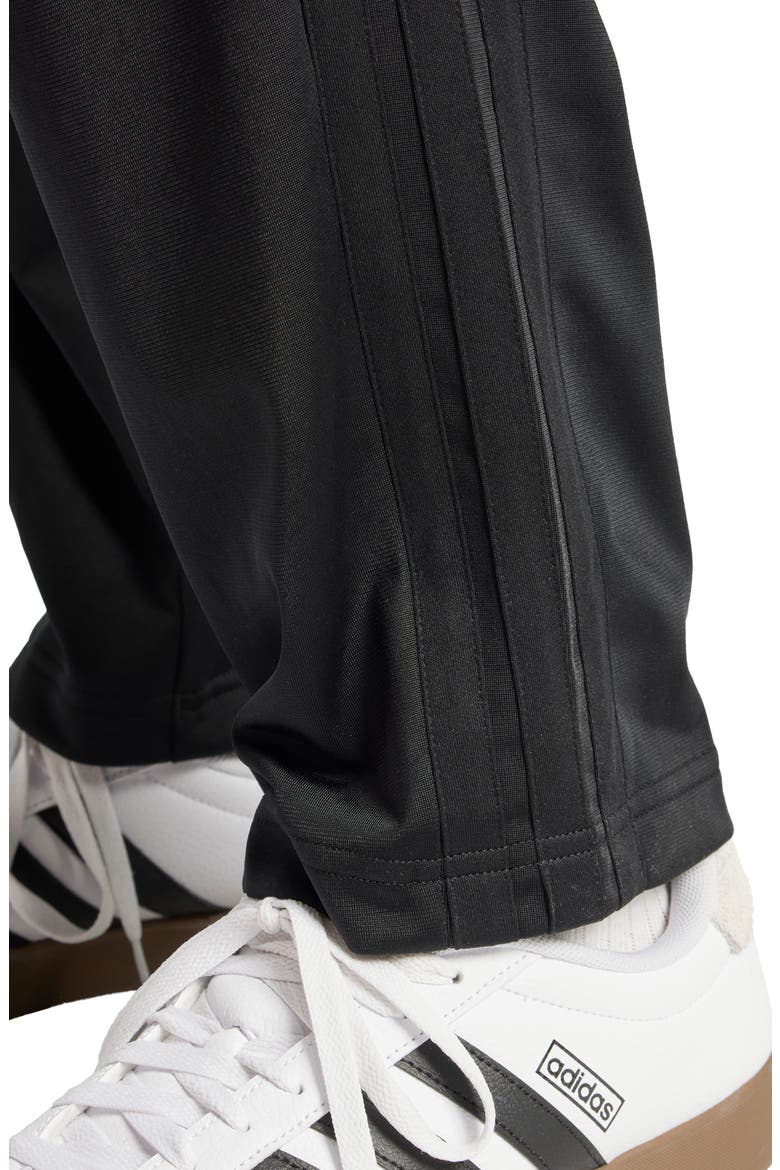 Essentials 3-Stripes Track Pants, Alternate, color, BLACK/ BLACK